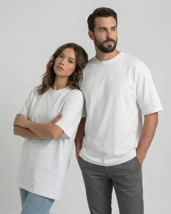 240 GSM Oversized T-Shirt Cotton French Terry
