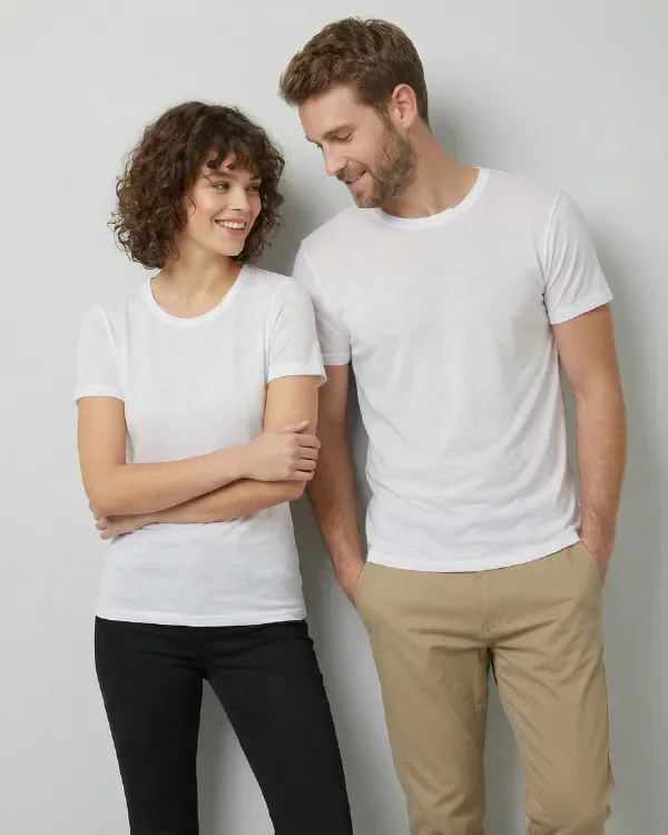 Round-Neck T-Shirt Spun Sinker