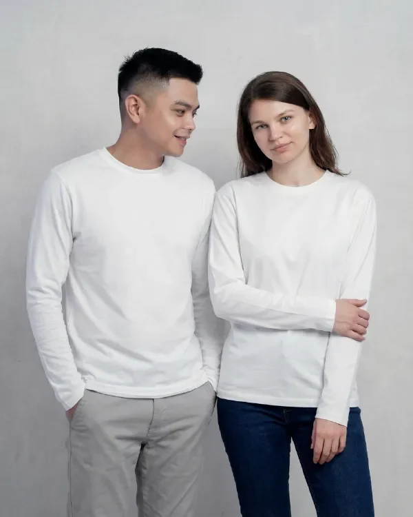 Full Sleeve T-Shirt No Cuff Cotton Sinker