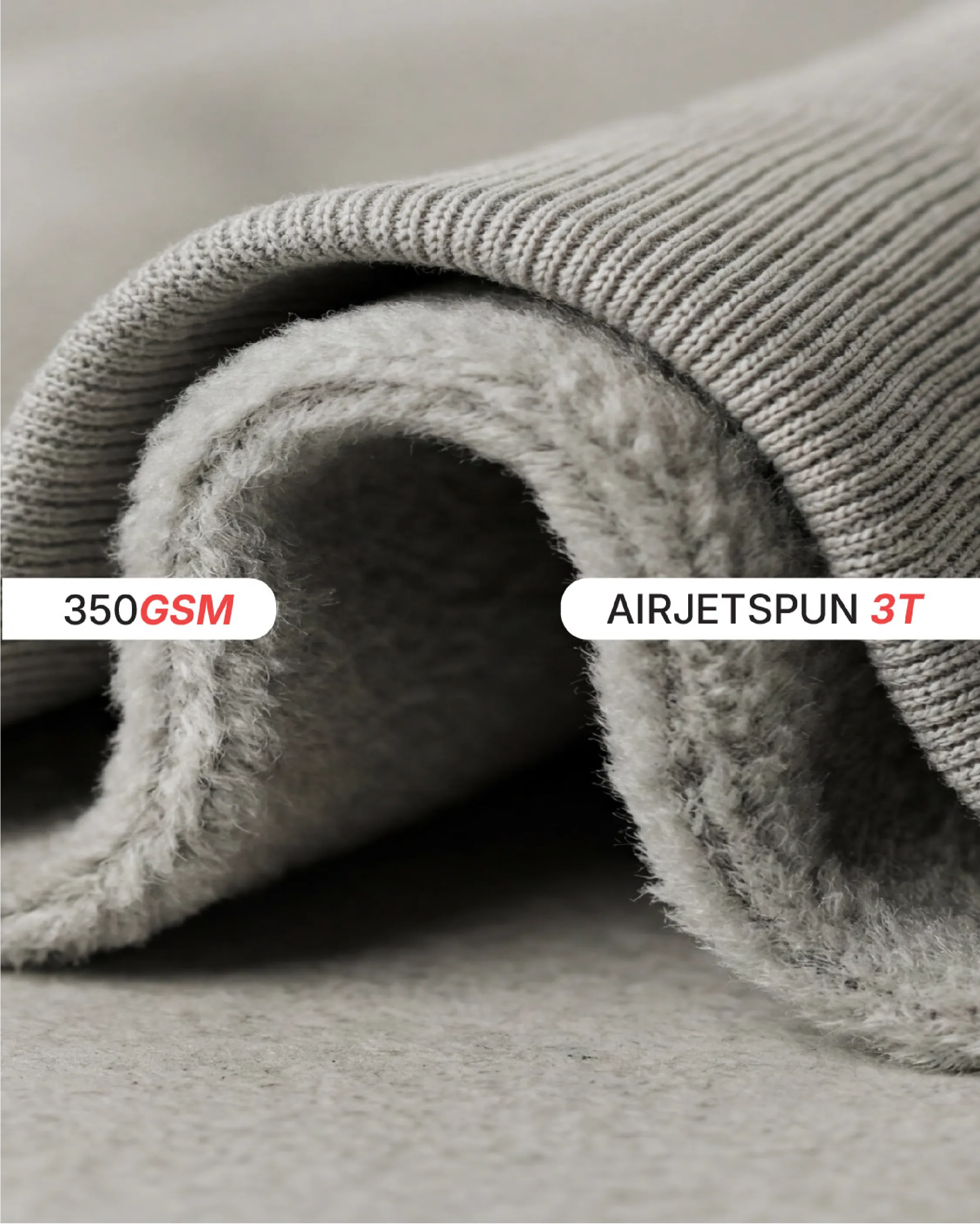 Zipper Hoodie Airjet Spun 3T Fleece - Image 5