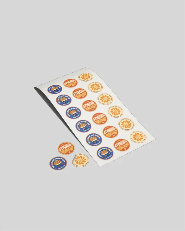 Plain Gum Stickers