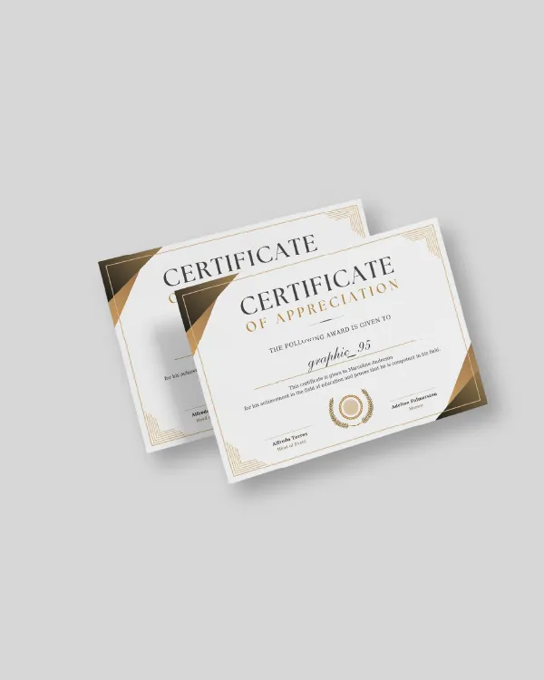 Plain Certificate