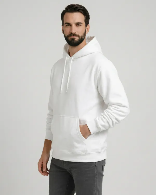 Pullover Hoodie Cotton 3T Fleece - Image 2